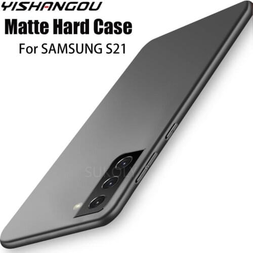 For Samsung S21 Slim Matte Case For Samsung Galaxy S20 FE Plus Note20 Ultra A21S A51 A71 A12 A32 A52 A72 M51 A31 A41 A42 PC Case