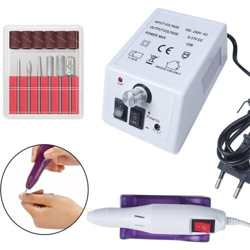 20000rpm Nail Drill Electric Manicure Machine Mill Cutters For Manicure Gel Cuticle Remover Drill File Nail Art Polish Machine
