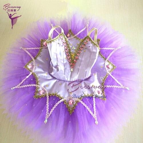Purple classical ballet Tutu dress Pink Professional Ballet Tutus for Girls Ballerina Professional Ballet Costume