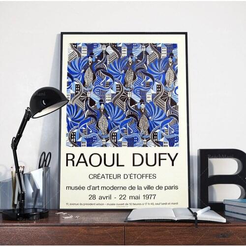 Raoul Dufy-Museum of Modern Art Exhibition 1977-Canvas print decoration poster