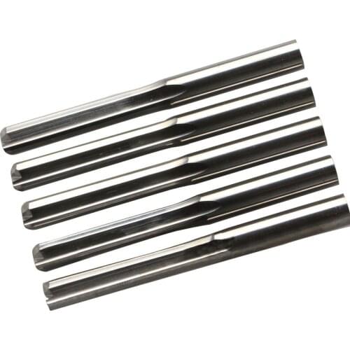 5pcs 6.0*32mm 2 Straight Flutes Milling Cutter, Wood Cutter/ CNC Solid Carbide / Router Bits Set/Milling Burs