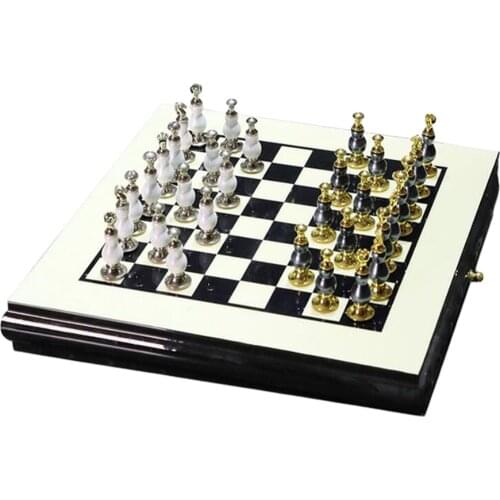 Board Game Board Interior for Storage International Chess Game for