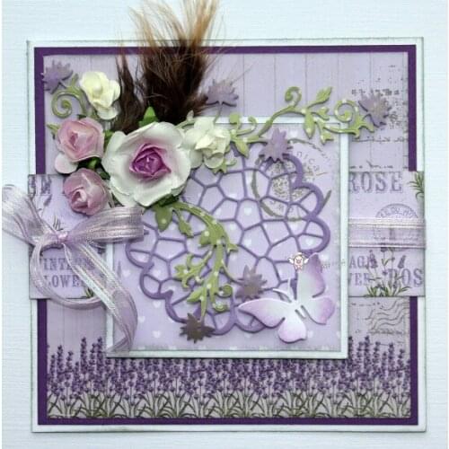 Mmao Crafts Metal Steel Cutting Dies New Crackle wreath round fram Stencil For DIY Scrapbooking Paper/photo Cards Embossing Dies