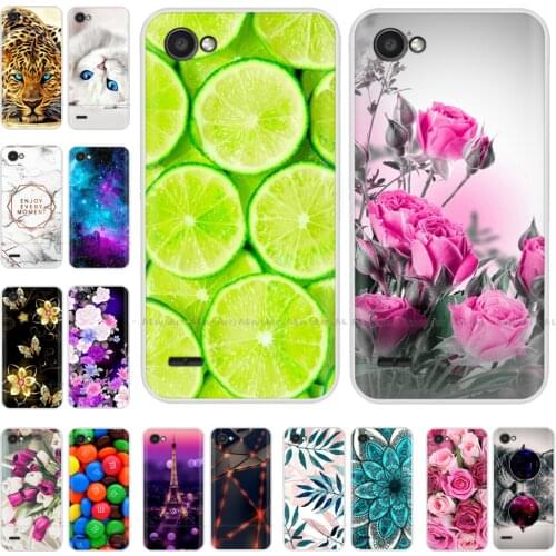 Soft Silicone Phone Case For LG Q6 Case 5.5" Funda Capa Soft TPU Silicon Back Cover For LG Q6 alpha Q6a Q 6 M700 Pattern Cover
