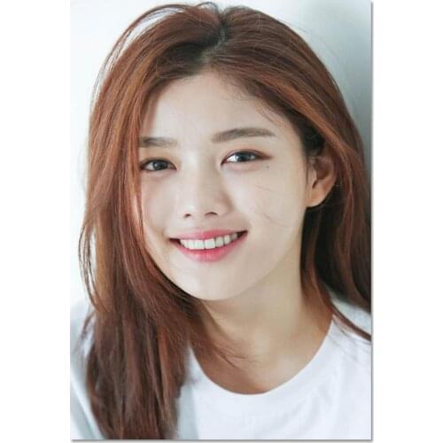 Custom Canvas Wall Decor Actor Kim Yoo Jung Poster Cloth Fabric Posters And Prints Home Painting 20x30cm,27x40cm,30x45cm