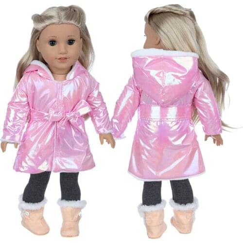 New pink Set Fit For American Girl Doll 18 Inch Doll Clothes , Shoes are not included