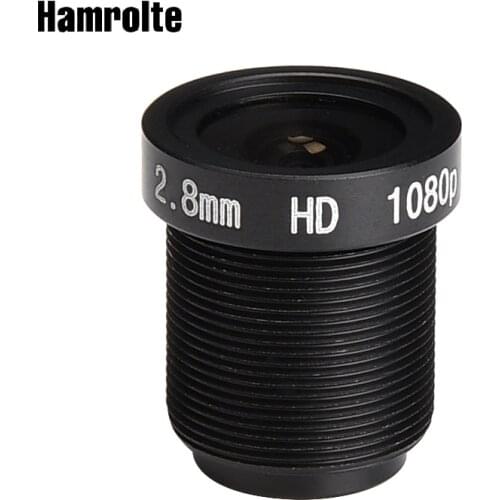 Hamrolte CCTV Lens 1/2.7" M12 MTV Mount 1080P High Resolution 8MM Lens 40Degree IR HD Security Camera Lens