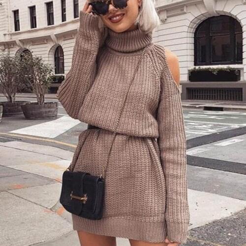 Autumn Women Casual Turtleneck Sweaters Fashion Design Elegant Women Tops DZA005