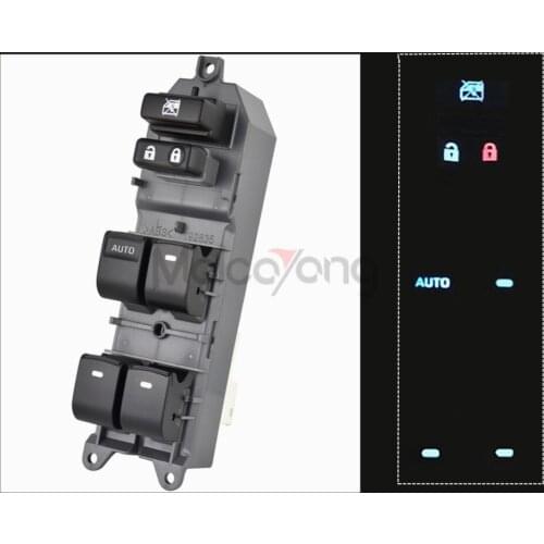 Electric Master Control Power lifter Window Switch for Toyota Yaris Camry Tacoma Lexus Highlander Land Cruiser Venza rav4 06-15