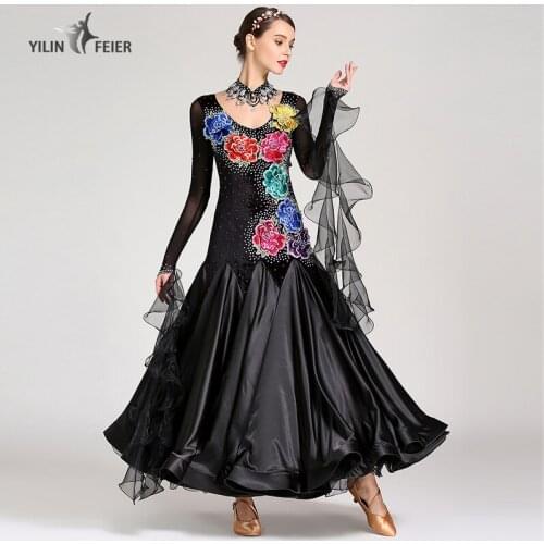 New ballroom dance competition dress dance ballroom waltz dresses standard dance dress women ballroom dress S7028