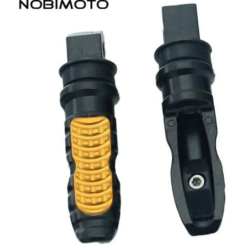 Pit Dirt Bike Aluminum Rear Foot pegs Motorcycle Footrests Motorcycle Rear Footpegs Universal Motorbike Rear Foot Rests CNC-199