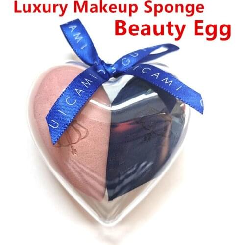 Luxury Makeup Sponge Beauty Egg Wholesale Soft Hydrophilic BB Cream Puff Wet Dry Dual Use Face Foundation Powder Gourd Cosmetic