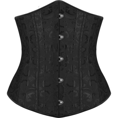 Burvogue Sexy Corset Underbust Women Gothic Corset Shaper Modeling Strap Slimming Waist Belt Corsets and Bustiers Plus Size 6XL