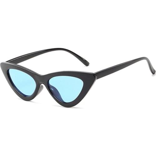 Cat Eye Triangle Shape Sunglasses Ladies Retro Portable Sunglasses Shopping Taking Pictures Sunglasse