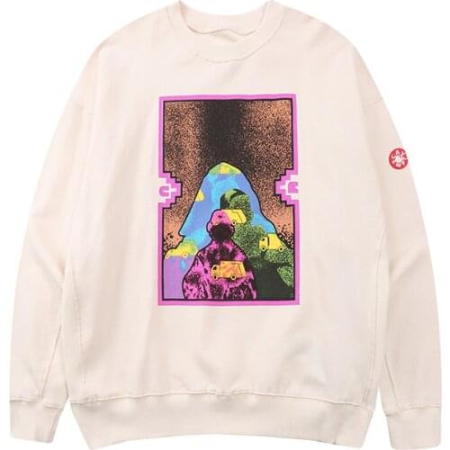 Chao brand CAV EPMT straight jet round neck sweater CE C.E casual hip hop Pullover