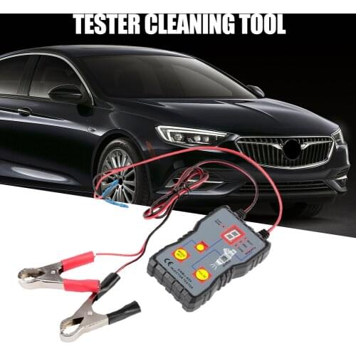 12V Car Fuel Injector Tester Fuel Pressure System Fuel Injector Flushing Cleaner Adapter Scanning Repair Tool Auto Parts