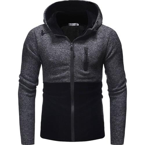 Mens Hoodies New Fashion Casual Long Sleeve Thick Knit Hoodie Stranger Things Streetwear