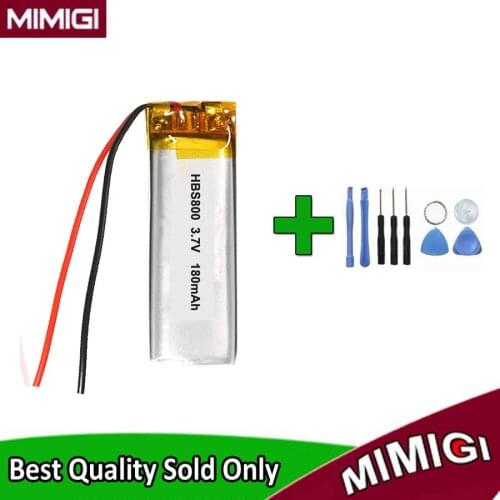 Toolsets+ 180mAh Rechargeable Battery For LG HBS800 HBS-800 Bluetooth Earphone Headset Batterie Accumulator AKKU