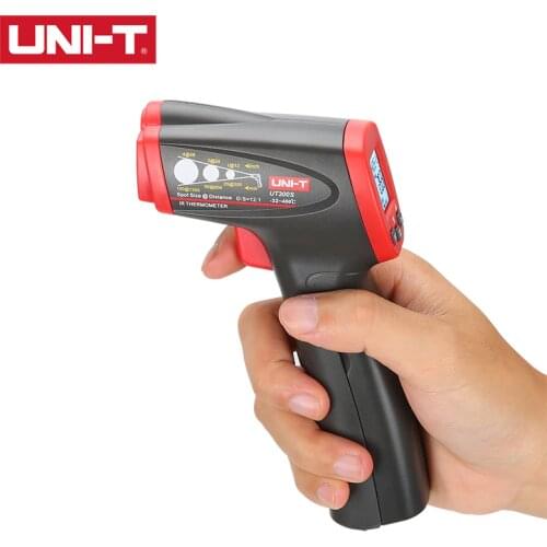 UNI-T UT300S Infrared Thermometer ℃/℉ Options Dual display (real-time/MAX, real-time/MIN) Low Battery Indication