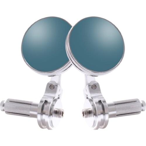 Mini Universal Motorcycle Handle Bar End Mirrors Handlebar Side Mirrors For Harley Honda Yamaha Kawasaki Suzuki Touring Bobber