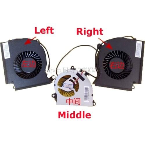 CPU Cooling Fan For MSI GT80 GT80S GT83 GT83VR 1812 218 VGA-A-B PAAD06015SL N360 PABD19735BM N368 N367