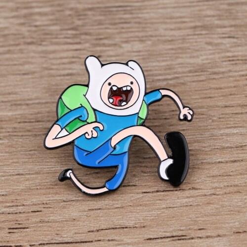 BG1335 Funny Cartoon Pins Enamel Brooches for Women Men Lapel pin Cartoon Metal Badge Collar Jewelry 90s Kids Anime Fans Gift