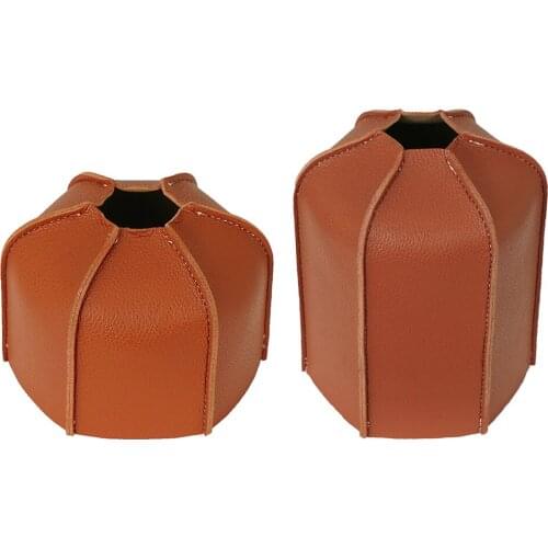 Gas Tank Protective Cover Leather Case Fuel Canister Storage Bag Container Fuel Cylinder Storage Container Tool