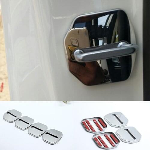 Stainless Steel Door Lock Buckle Protective Cover for ford Focus MK3 Grand C-Max CMax C Max MK2 2011-2019 car-styling