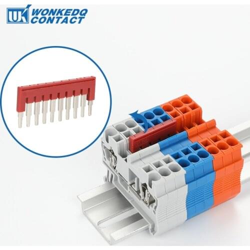 Jumper FBS 10-3.5 PLUG IN bridge for PT1.5 DIN Rail Terminal Blocks
