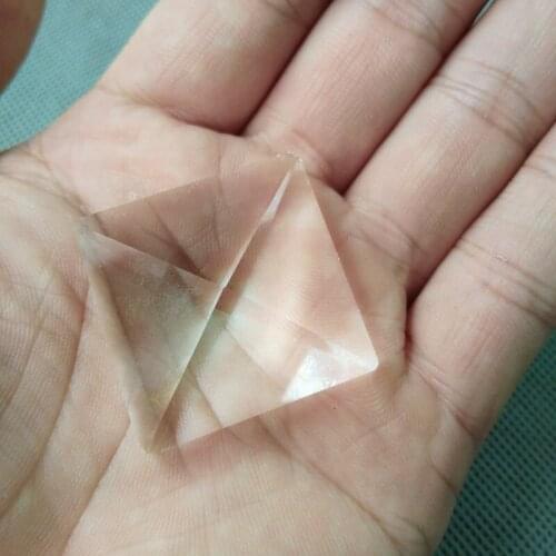 10pcs/lot 30*30MM machine grinding clear k9 square crystal beads DIY chandelier lamp without holes Curtain Accessories