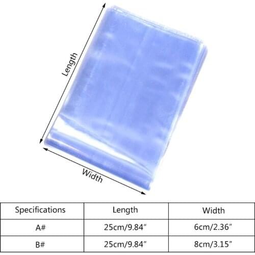 10X Shrink Wrap Bags for TV Remote Control, Clear PVC Heat Shrink Universal AC Dustproof Protective Film Au11 21 Dropshipping