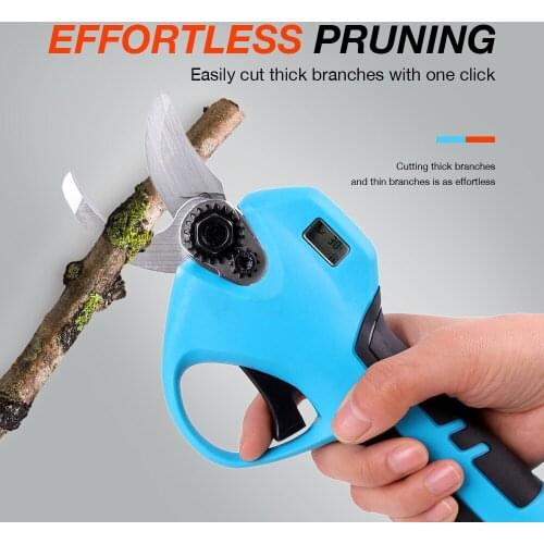 16.8V Cordless Pruner 2000mAh Lithium-ion Electric Pruning Shear Efficient Fruit Tree Bonsai Pruning Garden Tree Branches Cutter