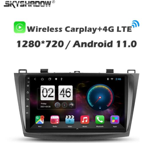 360 Panoramic Camera Carplay 6G+128G Android 10.0 Car DVD Player GPS map WIFI Bluetooth 5.0 RDS Radio For Mazda 3 2010 2011 2012