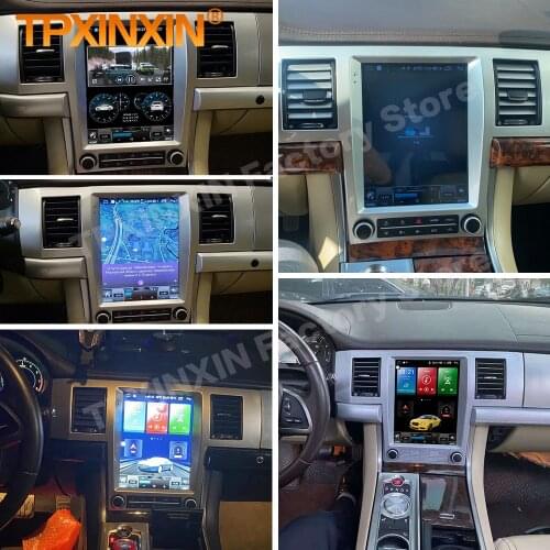 Carplay Android Radio Receiver Multimedia For Jaguar XF 2004 2005 2006 2007 2008 2009 2010 2011 2012 2013 2014 2015 BT Head Unit