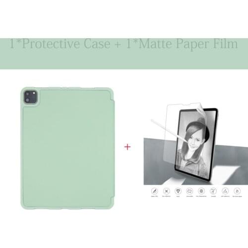Case For iPad M1 Pro 11 Case Fad For Pro M1 12.9 Case With Matte Paper Film Set Case With Pencil Holder For iPad 10.2 7th 8th