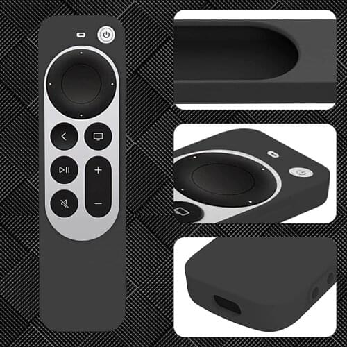 Remote Control Cover Lightweight Anti Slip Silicone Protective Case Cover Compatible for Apple TV Dust Covers Household Decor Re