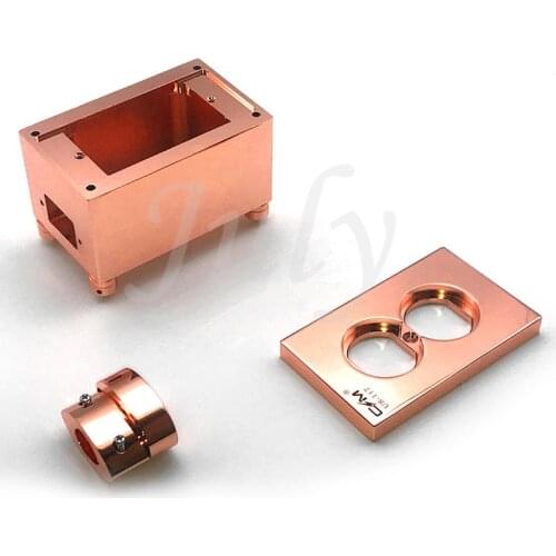 HI-END audiophile grade audio dedicated line copper low box copper row plug American standard socket 117 low close