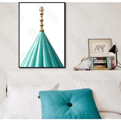 Art Poster Tent 3D Stereo Wall Stickers Boy Bedroom Dormitory Poster Background Wall Decoration Wallpaper Self-Adhesive Wall