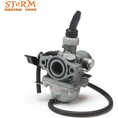 Motorcycle Parts VM16 PZ19 19mm Cable Choke Carburetor Carb For 70cc 90cc 110cc Dirt Bike Motorcycle ATV Quad Racing Motorcross