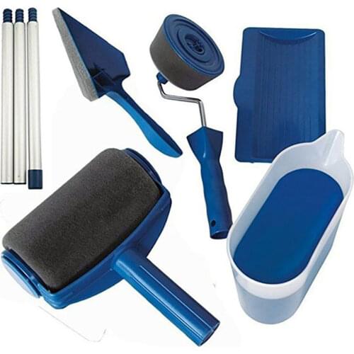 Multifunction DIY Paint Runner Roller Brush Handle Kit ToolHome Office Room Corner Wall Paint Roller Decor Wall Paint Runner Set