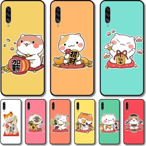 Lovely Plutus cat Phone Case Hull For Samsung Galaxy M 10 20 21 31 30 60S 31S Black Shell Art Cell Cover TPU