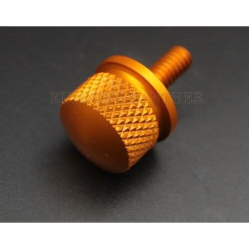 Thread Billet CNC Seat Quick Mount Bolt Screw Cap For Harley Softail Sportster 1996-2015 Motorcycle D15