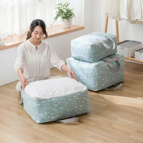 Storage Bags Folding Organizer Bag For Clothes Quilt Blanket Luggage Breathable