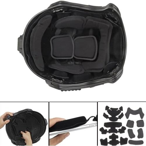 Tactical Helmet Protective Memory Foam Pads Hunting Shooting Airsoft Training Cushion Pads Army Military Combat Helmet Accessory