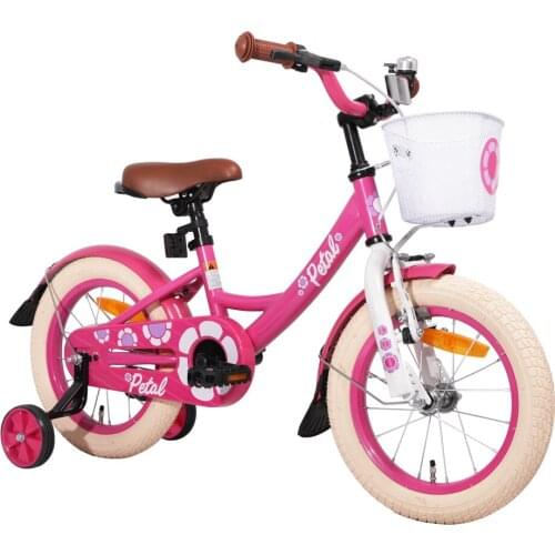 Kids Bike 3 Colors Free Shipping 12 14 16 inch Wheel with Training Wheels V Brake Children Bicycle Colorful Boys Girls Bike