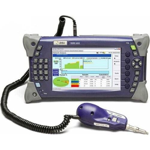 Fiber Optic OTDR VIAVI JDSU MTS-4000 OTDR Tester SM 32/30dB 1310/1550nm E4126LA Optical Time Domain Reflectometer