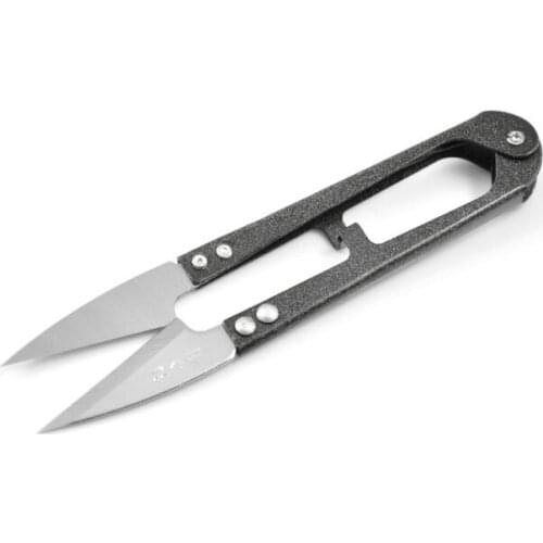 Top quality 5Cr15 Mov stainless steel U shape thread cutting yarn scissors embroidery sewing stitch snipper