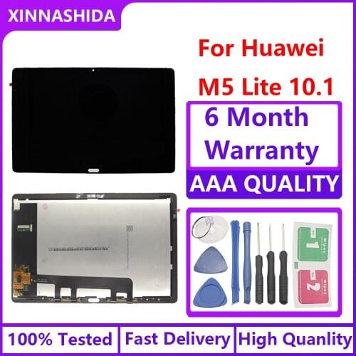 10.1" For Huawei MediaPad M5 Lite LTE 10 BAH2-L09 BAH2-L09C Bach2-L09C Bach2-W19C LCD Display Digitizer Touch Screen Assembly