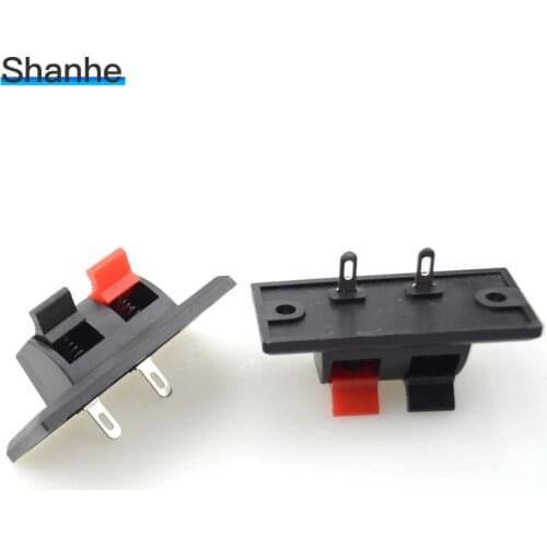2 way Push Type Speaker Terminal Board Wire terminal clip