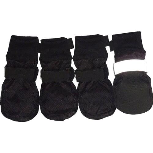 4Pcs/Set Dog Shoes for Large Dogs Paw Protector Dog Boots Sole Nonslip Reflective Soft Medium Pet Dog Boots Labrador Husky